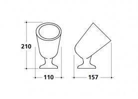 APLIQUE CERAMICA MEG11 GALASSSIA